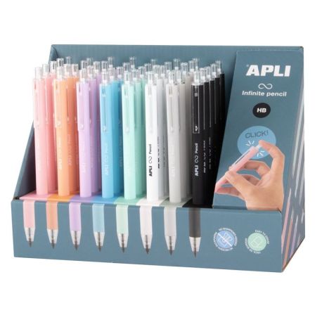 DISPLAY 40 CRAYONS ETERNELS RETRACTABLES HB (8 MODELES / 5EX)