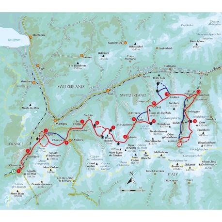 TREKKING CHAMONIX TO ZERMATT