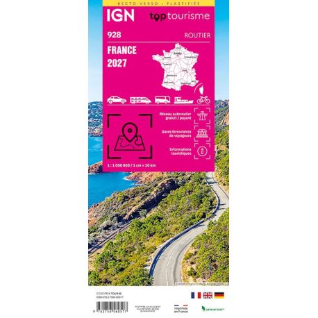 928 FRANCE ROUTIERE 2027 PLASTIFIEE