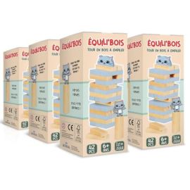 PACK 6 EQUILIBOIS - TOUR EN BOIS A EMPILER