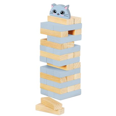 PACK 6 EQUILIBOIS - TOUR EN BOIS A EMPILER