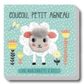 COUCOU, PETIT AGNEAU LIVRE MARIONNETTE A DOIGT