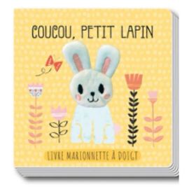 COUCOU, PETIT LAPIN LIVRE MARIONNETTE A DOIGT