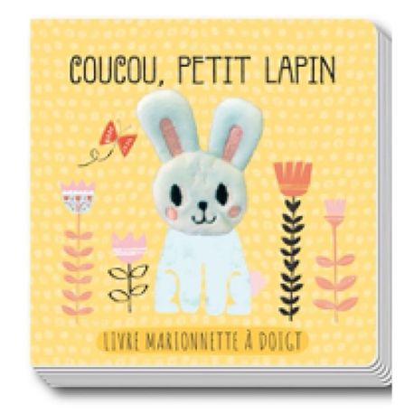 COUCOU, PETIT LAPIN LIVRE MARIONNETTE A DOIGT