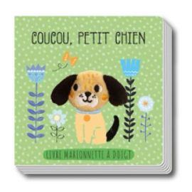 COUCOU, PETIT CHIEN LIVRE MARIONNETTE A DOIGT
