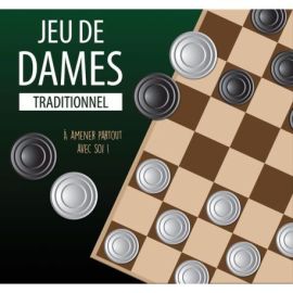 JEU DE DAMES BOITE DE JEUX TRADI