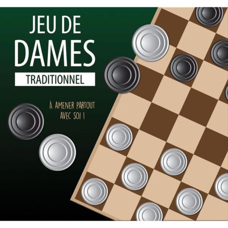 JEU DE DAMES BOITE DE JEUX TRADI