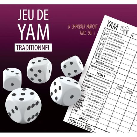 JEU DE YAM BOITE DE JEUX TRADI