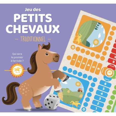 JEU PETIT CHEVAUX BOITE DE JEUX TRADI