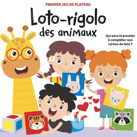 JEU DE LOTO RIGOLO DES ANIMAUX BOITE DE JEUX TRADI
