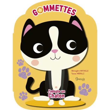 Premières gommettes - J'adopte un chaton