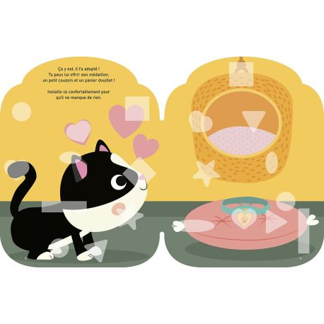 Premières gommettes - J'adopte un chaton
