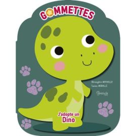Premières gommettes - J'adopte un dino