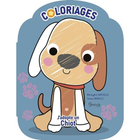 Premiers coloriages- J'adopte un chiot