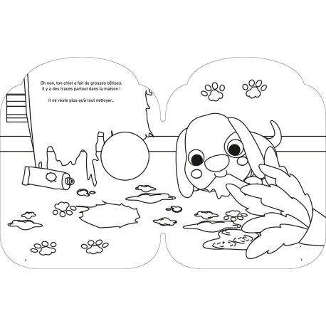 Premiers coloriages- J'adopte un chiot