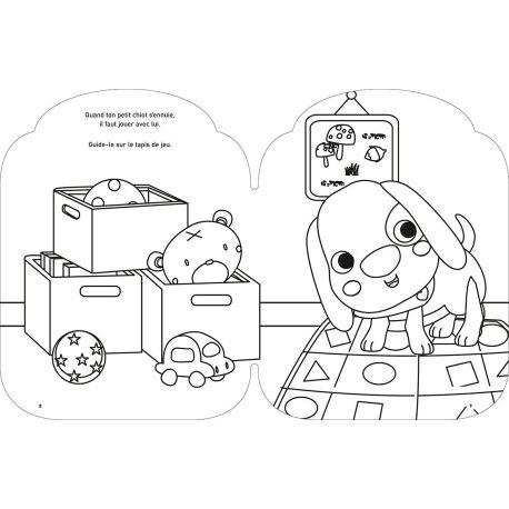 Premiers coloriages- J'adopte un chiot