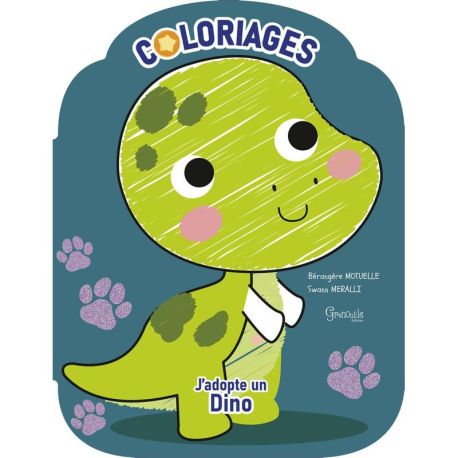 Premiers coloriages - J'adopte un dino