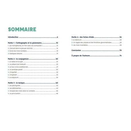 Le français, sans se tromper