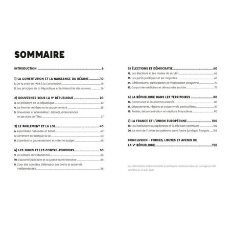 La politique et les institutions françaises