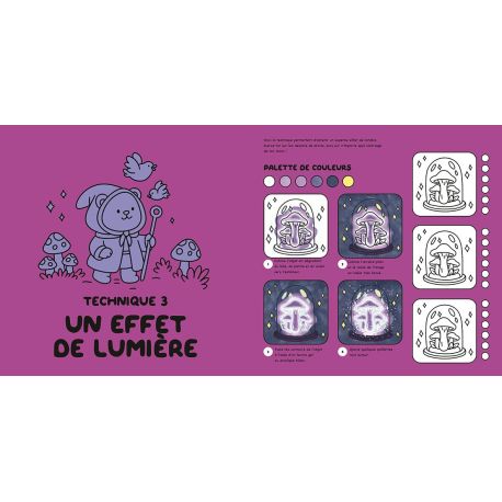 Techniques de coloriage cosy