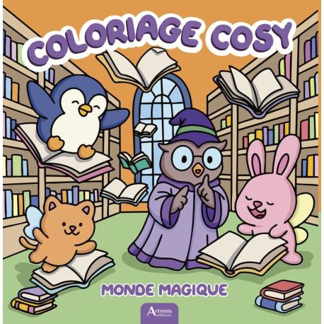 Coloriage cosy : monde magique
