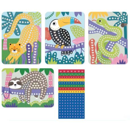 KIT MOSAIQUE IMPRIMÉ JUNGLE