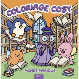 Coloriage cosy : monde magique