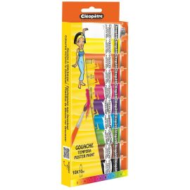 Blister 10 tubes de gouache 10 ml