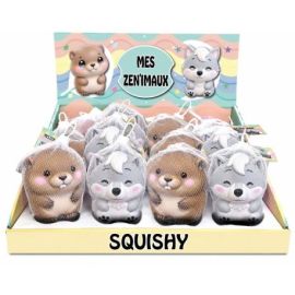 Display 12 antistress Loup et Marmotte - Mes Zen'imaux
