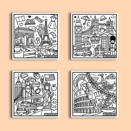 QUATUORS VELOURS - VILLES DU MONDE