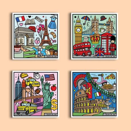 QUATUORS VELOURS - VILLES DU MONDE