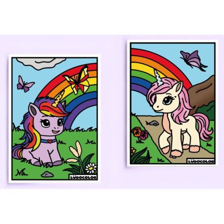 MINI DUOS VELOURS - LICORNES