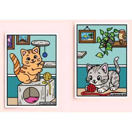 MINI DUOS VELOURS - CHATONS