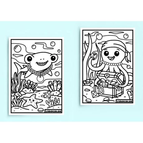 MINI DUOS VELOURS - LES TRESORS MARINS