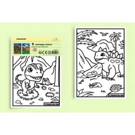 MINI DUOS VELOURS - DINOSAURES